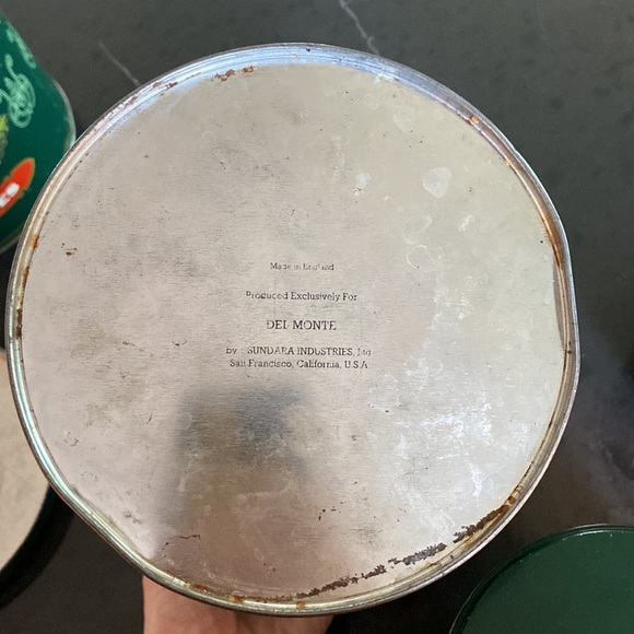 Vintage DelMonte metal tin set - Picture 12 of 12